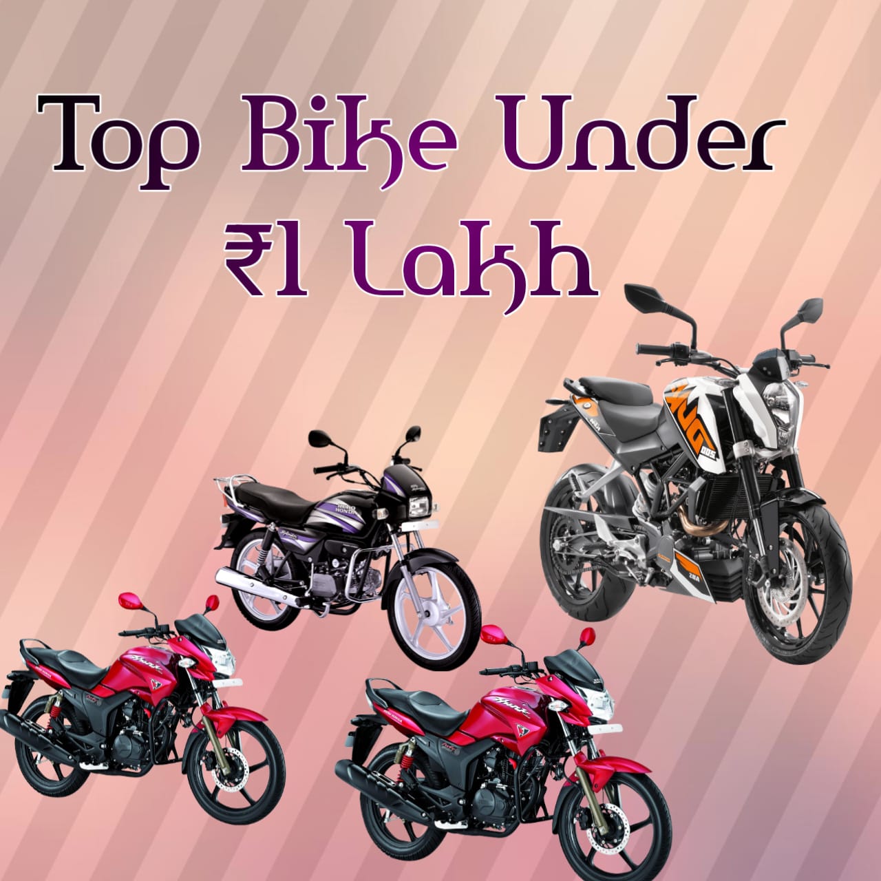 Best Bikes Under ₹1 Lakh in India 2025