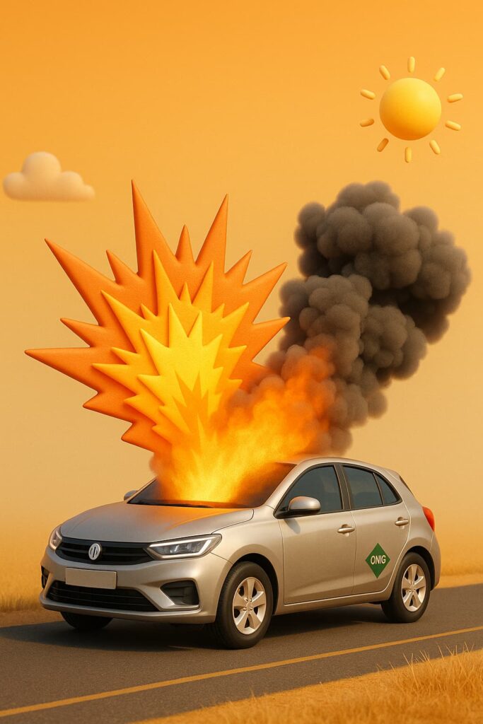 cng cars blast