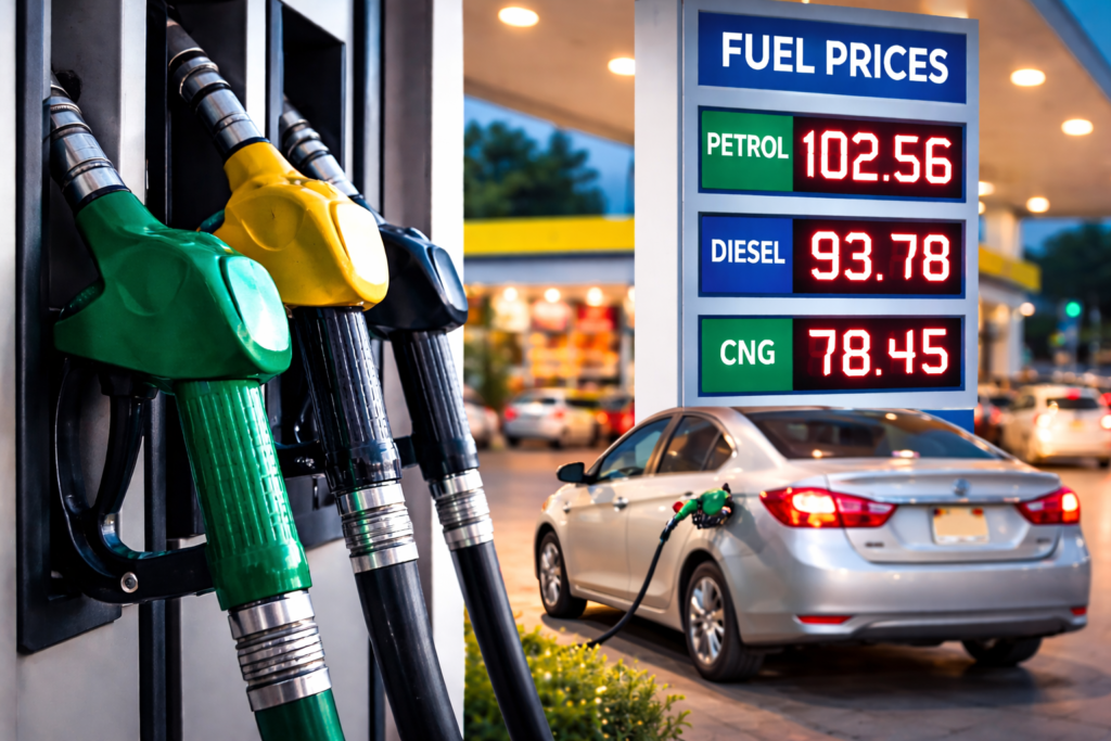 today petrol diesel price